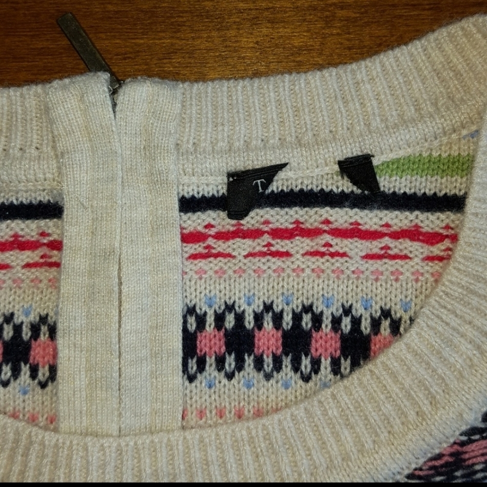 Talbots "inside out" striped sweater - Picture 6 of 6